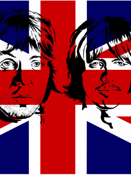 Beatles et union jack